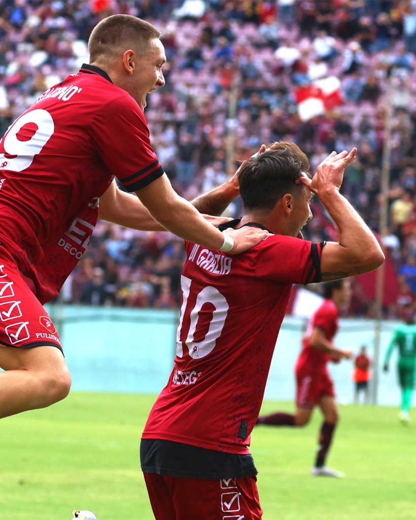 Di Grazia segna il primo gol in Reggina Ragusa