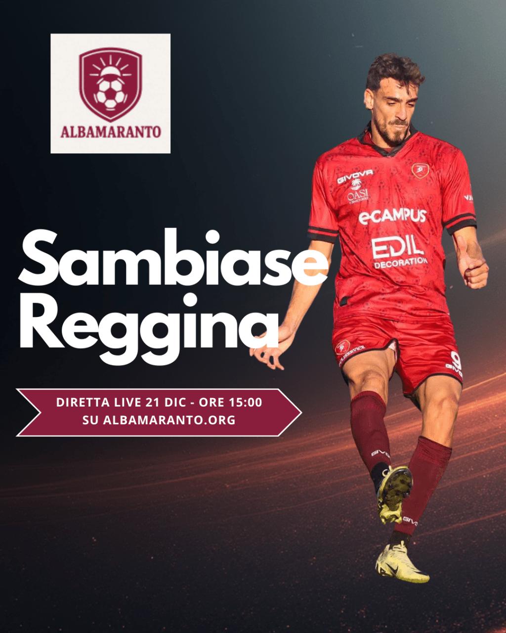 Sambiase – Reggina, Diretta LIVE. Quinta vittoria consecutiva della&nbsp;Reggina