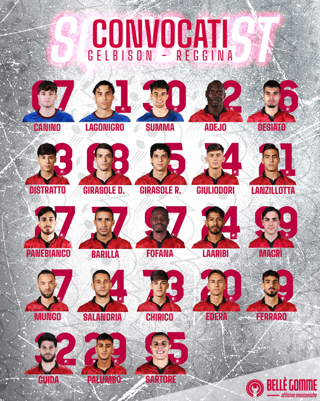 Gli “arruolati” per la sfida alla&nbsp;Gelbison