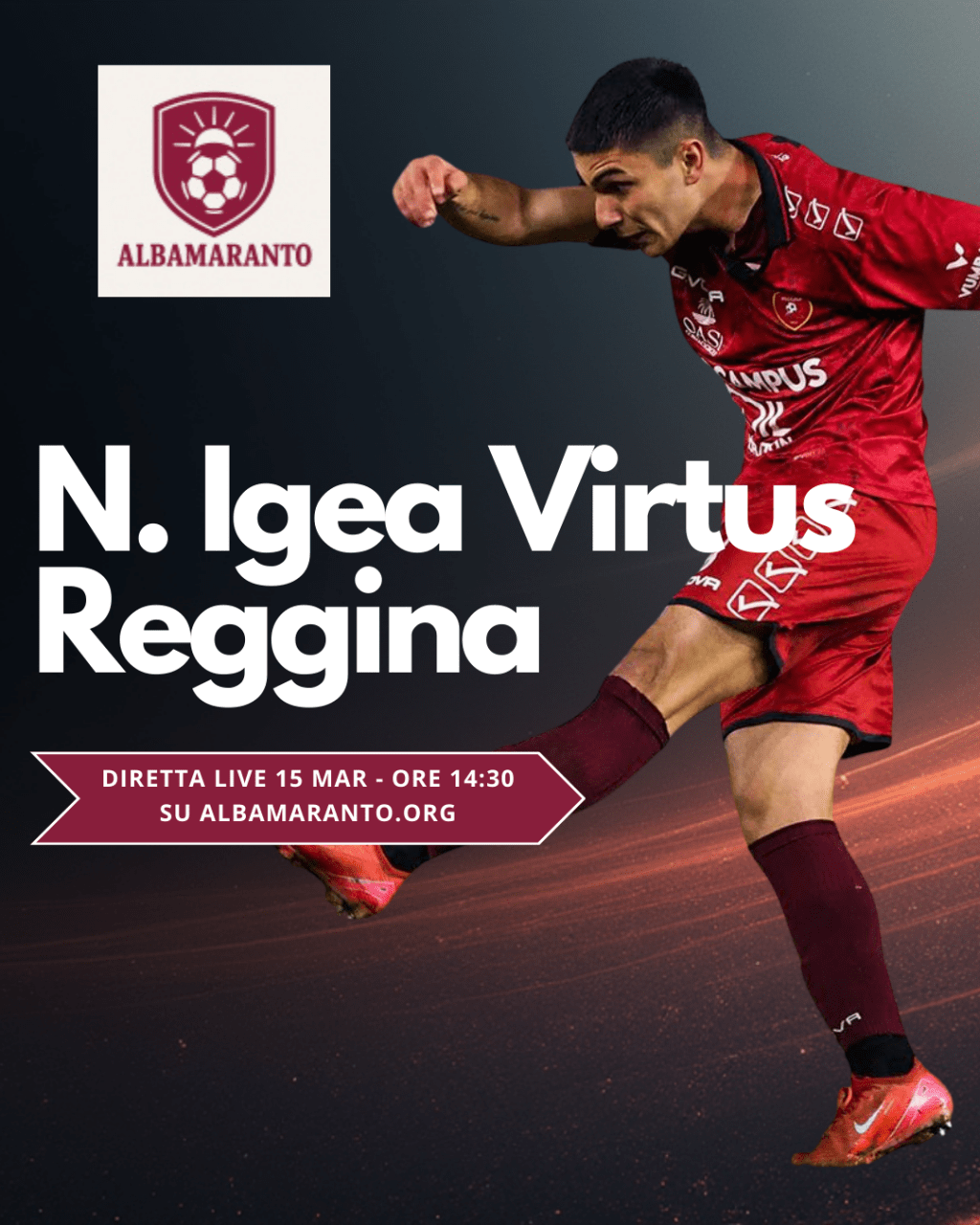 Nuova Igea Virtus – Reggina: Diretta Live
