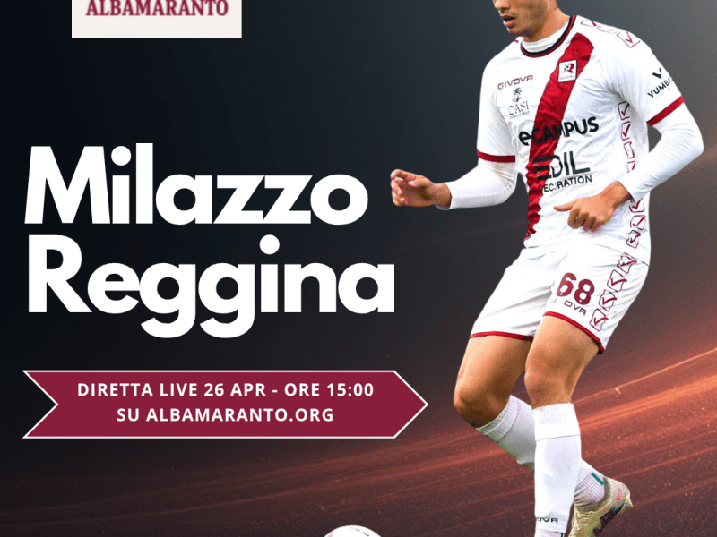 Milazzo – Reggina: Diretta&nbsp;Live