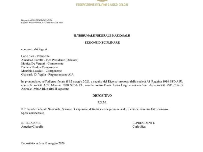 La Reggina non si ferma&nbsp;qui