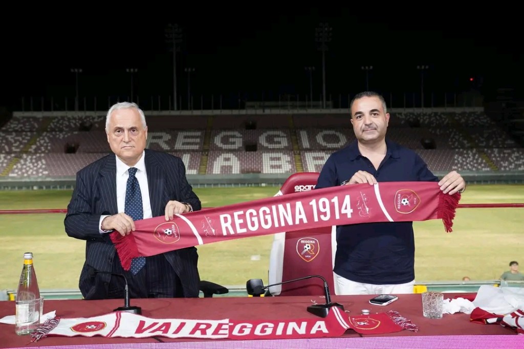 Claudio Lotito al Granillo: entusiasmo, passione e i nodi societari da sciogliere